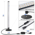 Barrina T10 Standing Grow Light for Indoor Plants, 20W 2FT, Full Spectrum