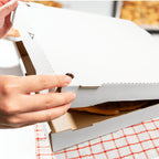 Karat Corrugated Pizza Boxes 14" x 14" x 2" [50 Pack] – Ventilated, Grease-Resistant, Durable for Pizza, Catering or Shipping Use