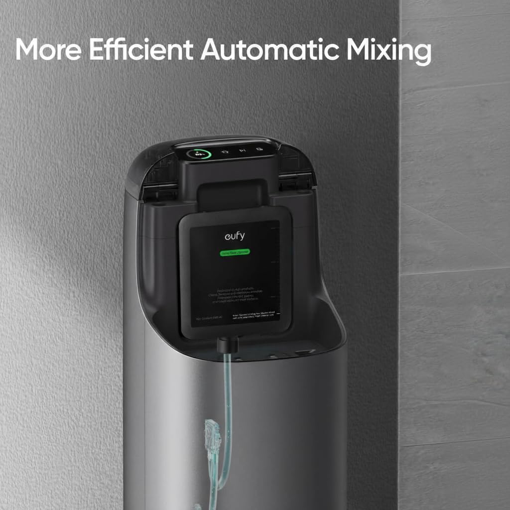 eufy Official Hard Floor Cleaner for Omni S1 Pro/S1, Safe and Gentle for Hand, Automatically Mix Without Manual Dilution, 600ml