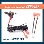 Lisnhlin ECS0275 Water Temperature Sensor Compatible with AquaCal Pool Heater Heat Pump, 10K RT Angle Water Temperature Sensor Rreplace STK0127