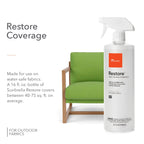 Sunbrella Restore Fabric Protector | Water-Repellent Spray for Outdoor Fabrics | Easy Use, Non-PFAS | Protect & Restore Upholstery | 32 fl oz