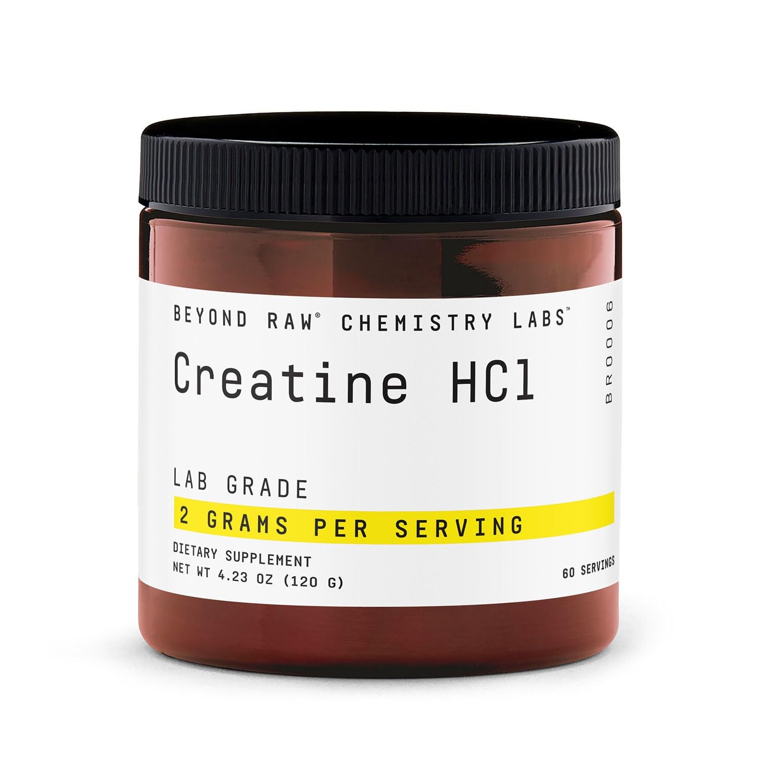 BEYOND RAW Creatine HCl Powder, Science Backed, Lab Grade, Creatine for Women & Men, Muscle Strength, Energy Production, Athletic Performance, Cognitive Support, Cellular Hydration, 60 Servings