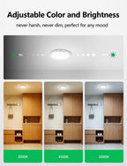Bojim 4 Pack Rechargeable Motion Sensor Ceiling Light with Remote Wireless Magnetic LED Lights, Battery Operated Stick On Ceiling Shower Lights Renter Friendly for Closet Bedroom Hallway