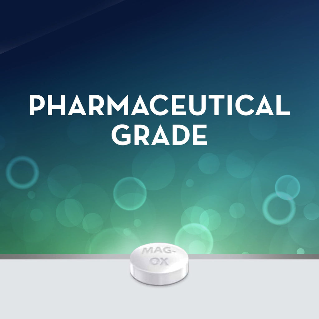 Mag-Ox 400 Magnesium Supplement, Pharmaceutical Grade Magnesium Oxide with 482 mg Per Dose, 120 Tablets, Pack of 2