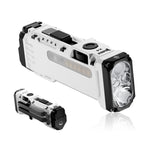 WUBEN X4 EDC Flat Flashlight with RGB Light, 1500 Lumens Mini Flashlight with Tactical Switch and Magnetic, IP68 Portable Pocket Clip USB C Flash Light for Camping, Checking, Emergencies