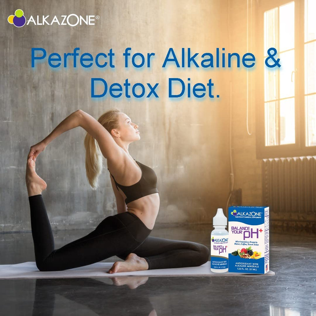 Alkazone Balance Your pH Plus Antioxidants Alkaline Mineral Drops Enhance Your Hydration with Every Drop!