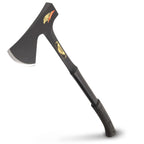 ESTWING Camper's Axe - 26" USA Made Special Edition Camping Ax with All Steel Construction & Shock Reduction Grip - E45ASE