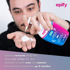 Epify Intimate Hair Removal Cream for Men and Women - Pubic, Bikini Line, Sensitive Areas - 8.45 Fl Oz