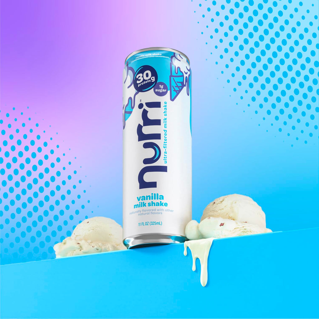 Nurri 30g Protein Ultra Filtered Milk Shake, Vanilla, 10-11 fl oz Cans