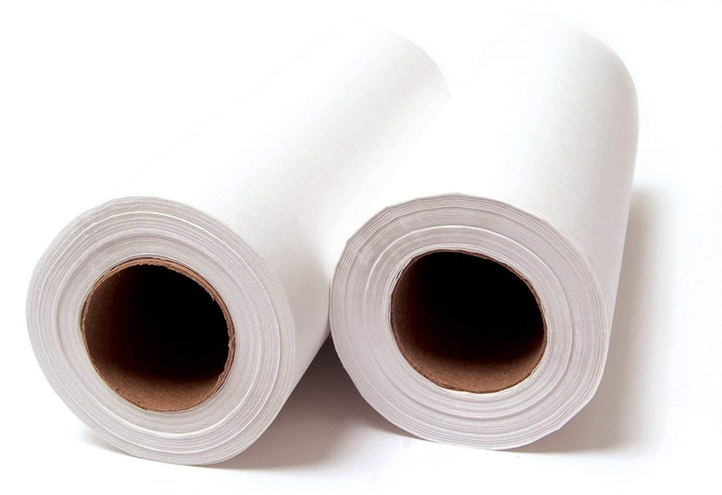 TIDI 618 Avalon Single-Use Chiropractic Headrest Paper Roll, White, 8.5” x 125’ (Pack of 25) ― Premium Crepe Paper ― Hygienic Barrier ― for Chiropractic Offices & More ― Medical Supplies