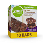 ZonePerfect Protein Bars, 16 vitamins & minerals, 10g protein, Nutritious Snack Bar, Brownie Batter Cookie Dough, 10 Count
