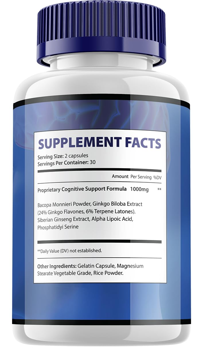 (3 Pack) Neuro Thrive Brain Supplement, Neuro Thrive for Memory Formula, Neuro-Thrive PQQ to Reduce The Negative Effects of Brain Fog Neuro-Thrive Cognitive Function NeuroThrive Reviews (180 Capsules)