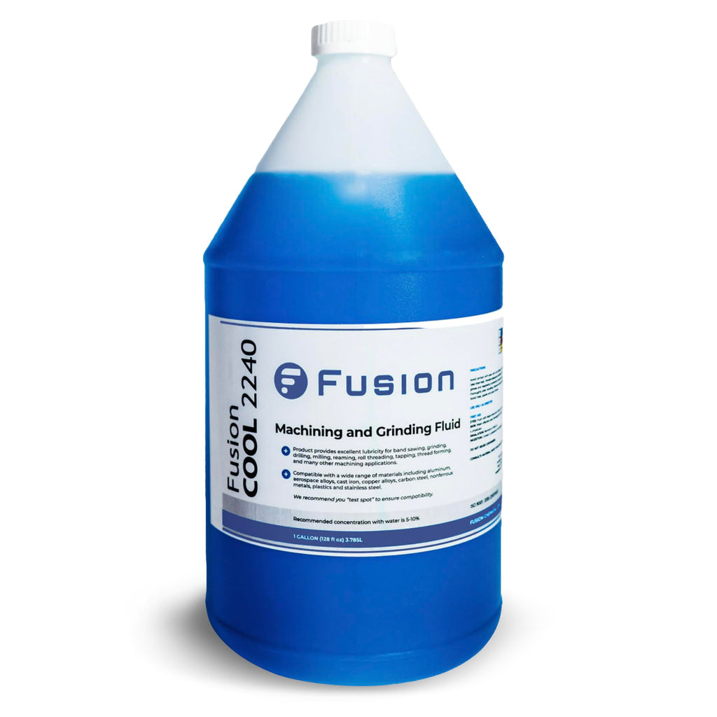 Metal Cutting Oil Cutting Fluid for Machine Shops | Fusion Cool 2240 | General Purpose Coolant for and Machine Shop Operations | Health Safety | Exceptional Sump Life | Semisynthetic (1 Gallon)