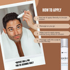 REVIVV Hair Growth Serum for Men, Starter 1-Pack, 100% Natural Topical Solution for Visibly Thicker, Fuller Hair Regrowth, Dermatologist Recommended, One 1oz Bottle, 45-Day Supply