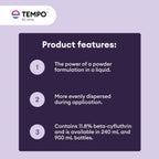 Tempo SC Ultra Insecticide Concentrate 240 ml | Fast-Acting Residual Pest Control | Liquid Indoor/Outdoor Bug Killer | Broad-Spectrum Control for Ants, Spiders, and Other Crawling Insects.