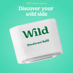 Wild Aluminum Free Refillable Deodorant Variety Pack for Men & Women - 98% Natural Ingredients - Includes Fresh Cotton & Sea Salt, Cherry Blossom, Coconut & Vanilla Scents - Long Lasting Protection