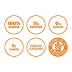 Moon Cheese Cheddar Believe It, 1 Ounce, 12-Pack, Crunchy, Protein-Rich Cheese Snack, Keto Friendly, 100% Real Cheese