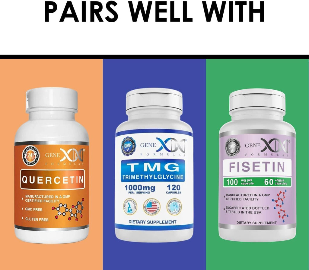 Genex Formulas Huperzine A 200mcg (120 Capsules) | Nootropic Supports Memory, Focus, and Cognitive Health - Non-GMO, Gluten Free, Vegetarian