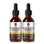 Lukaree Wormwood Black Walnut Clove Cleanse for Humans Tincture – Rapid Gut Detox & Digestive Health with Garlic Pumpkin Seeds Soursop Oregano, 10:1 Ultra-Concentrated Liposomal Tech 98% Absorption