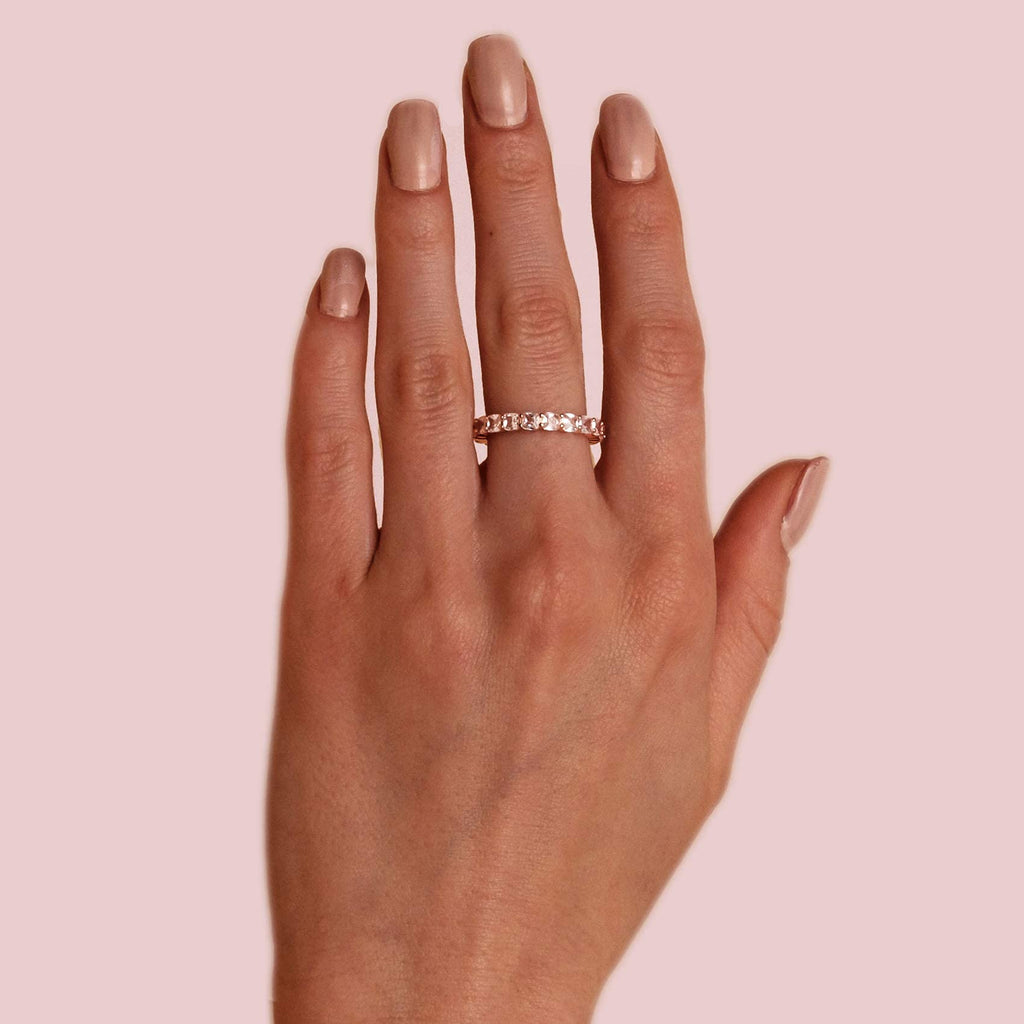 PAVOI 14K Yellow Gold Plated Rings Square for Women, Yellow Gold