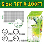 POYEE Bird Netting, 7.5x100FT Heavy Duty Garden Netting