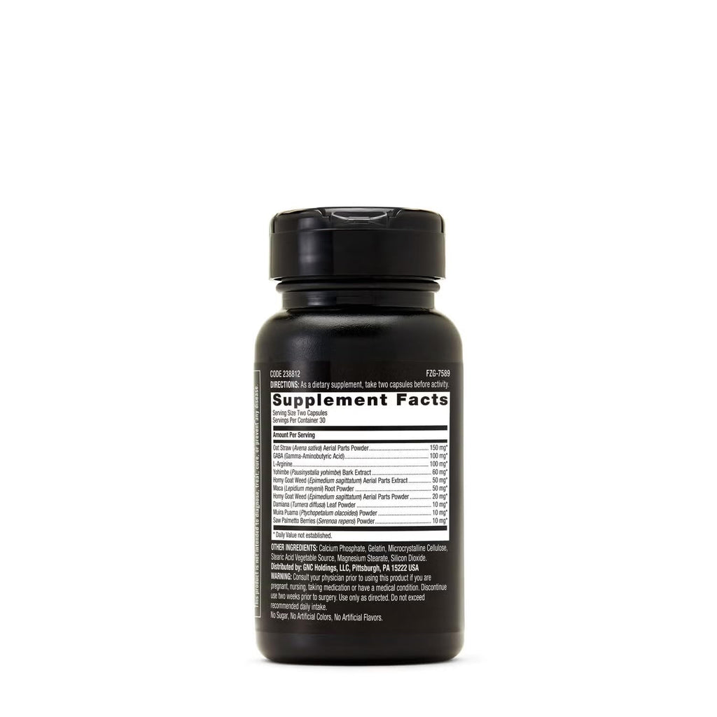 GNC Men's Staminol Daily Male Performance Formula, Key Nutrients, 60 Capsules
