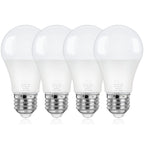 ASOMST 4-Pack A19 Light Bulbs, 100W Equivalent LED Bulb, Neutral White 4000K 1100LM 11W, Non-Dimmable E26 Base Bright Lighting, CRI 85+, No Flicker