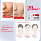 Kojic Acid Cream, Face and Body Gel, Dark Spots, Melasma, Natural Ingredients, Moisturizing and Mild Effect (2pcs acido kojico)