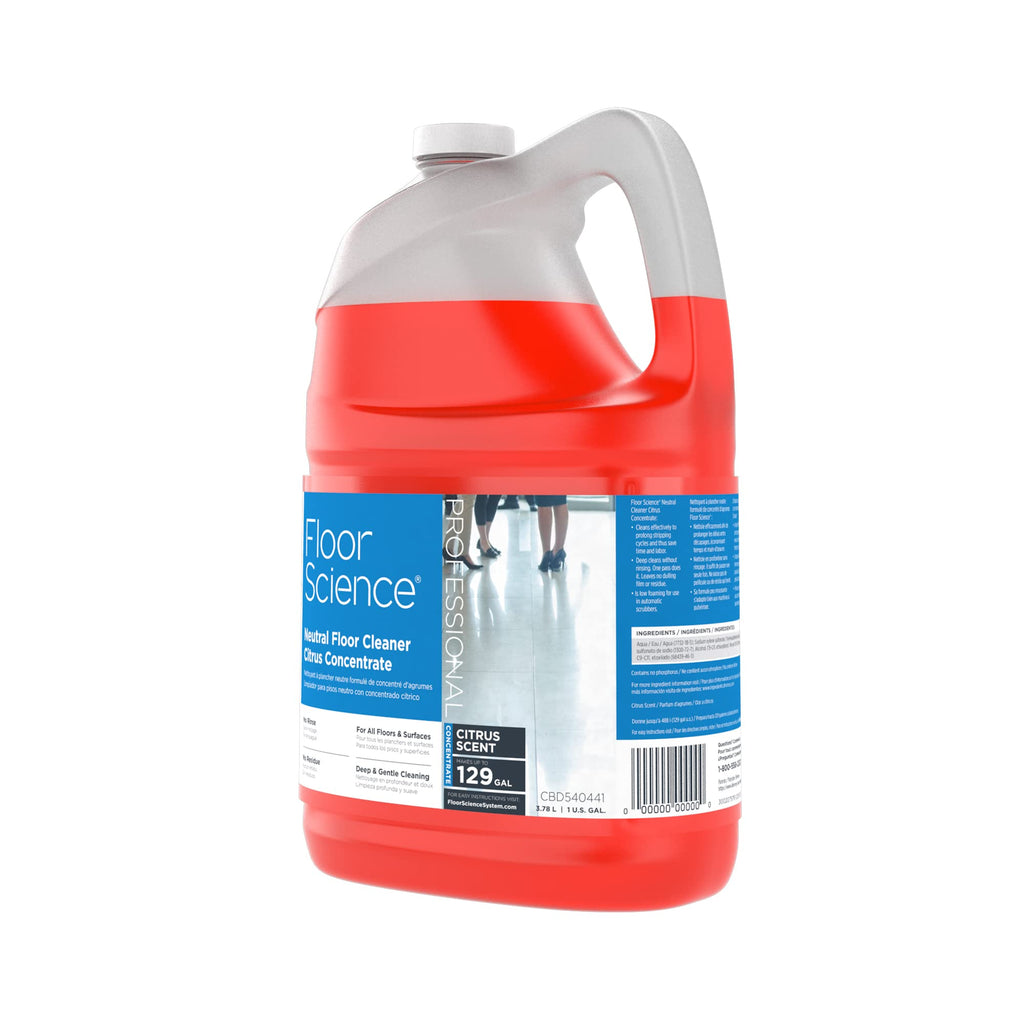 Diversey Floor Science Neutral Floor Cleaner, Concentrate, 1 Gallon