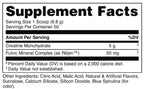 Bucked Up Blue Rasberry Creatine for Women and Men - Easy to Mix Vegetarian - Flavored Creatine Monohydrate Powder - Made in USA - 5G Per Serving - 50 Servings - 250 Grams Per Container