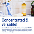 Dr. Bronner's - Pure-Castile Liquid Soap Variety Pack - Citrus, Tea Tree, Rose, & Eucalyptus, Made with Organic Oils, 18-in-1 Uses: Face, Body, Hair, Laundry, Pets & Dishes (8oz, 4-Pack)