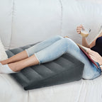 USHMA Inflatable Wedge Pillow, Portable Travel Wedge Pillow, Fast Inflation & Deflation Inflatable Wedge Pillows for Travel, Blow Up Sleeping Back Knee Bed