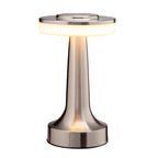 O’Bright Portable LED Table Lamp with Touch Sensor, 3-Levels Brightness, Rechargeable Battery Up to 48 Hours Usage, Night Light for Kids Nursery, Nightstand Lamp, Bedside Lamp (Silver)