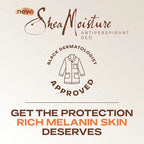 SheaMoisture Antiperspirant Deodorant Stick Moisturizing Raw Shea Butter & Hyaluronic Acid 2 Count for 48HR Sweat & Odor Protection with No Parabens & No Mineral Oil 2.6 oz