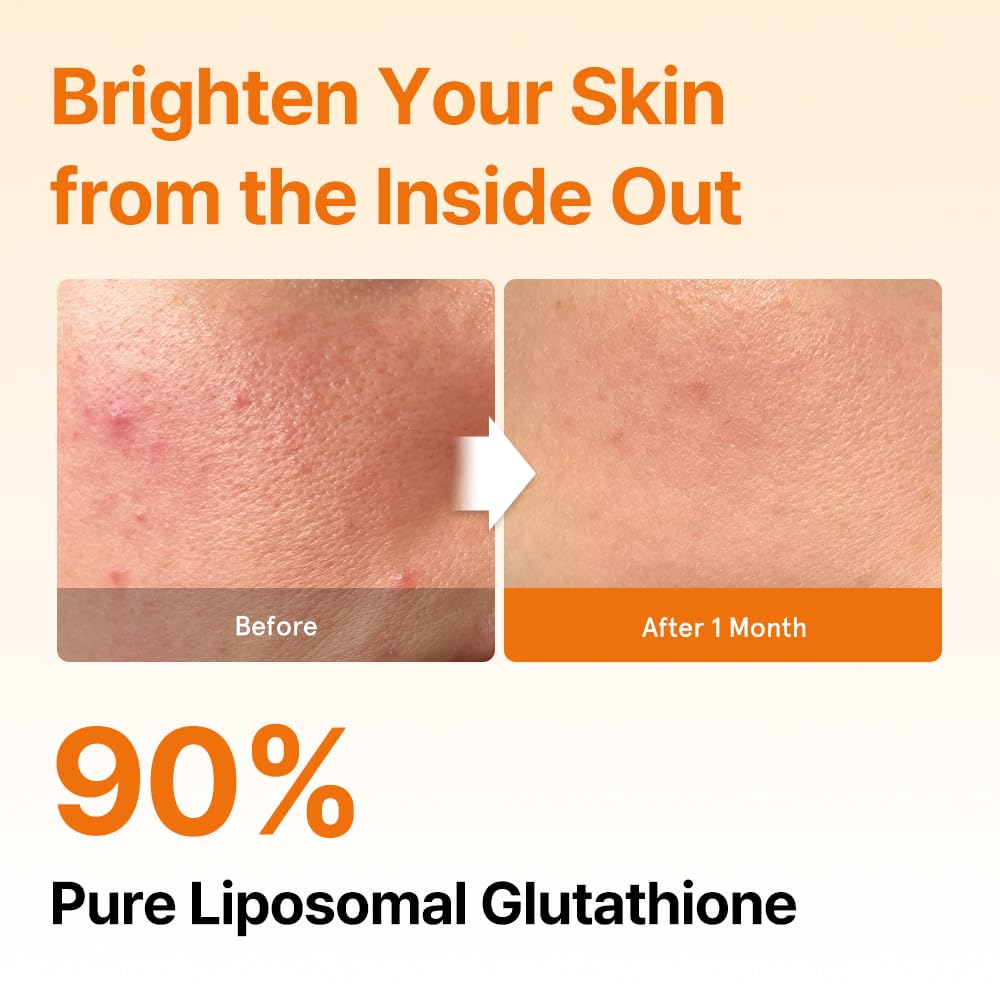 ESTHER FORMULA Liposomal Glutathione Strips (90 ct) - Glutathione Direct, Antioxidant Support & Skin Brightening | Fast-Absorbing Oral Beauty Film | Korean Supplement | Made in USA