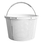 SAQXK 8" Pool Skimmer Basket for Inground Pool, Replacement for Waterway 542-3240/542-3240B Compatible with Bermuda Gunite Pentair U-3 Skimmer Basket 516112 Pool Basket with Stainless Steel Handle