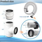 1.5" Pool Filter Pump Hose & Pool Hose Adapter Connector for Intex Coleman Above Ground Swimming Pool Sand Filter Pumps & Saltwater Systems Above Ground Pools Pump Parts