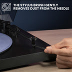Big Fudge 4-in-1 Vinyl Record Cleaning Kit, Brush and Cleaning Fluid