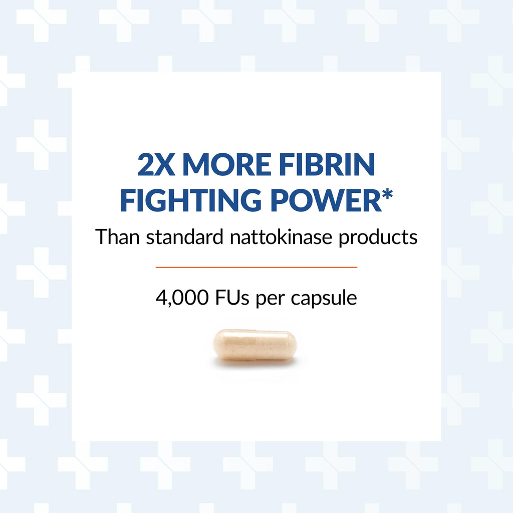 Arthur Andrew Medical, Nattovena, Pure Nattokinase Supplement, Double Strength 4,000 FUs per Capsule, 180