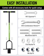 WORKPRO 36" Bulb Planter Tool, Long Handle Sod Plugger Grass Plugger Tool