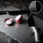 Titanium Cutting Boards - 100% Pure Titanium Cutting Boards for Kitchen - Cutting Edge Hygiene & Durability, Dishwasher Safe Ideal, Perfect for Various Cooking Tasks (14 x 10 in)