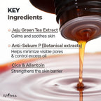 ISNTREE Green Tea Fresh Toner 200ml, 6.76 fl.oz | Korean Skincare | Toner for Oily Skin | Sebum Control | Hydrating and Refreshing
