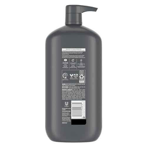 DOVE MEN + CARE Body and Face Wash Rejuvenating Mango + Cedarwood 3 Pack for Men, with 24-Hour Nourishing Micromoisture Technology, 30 oz