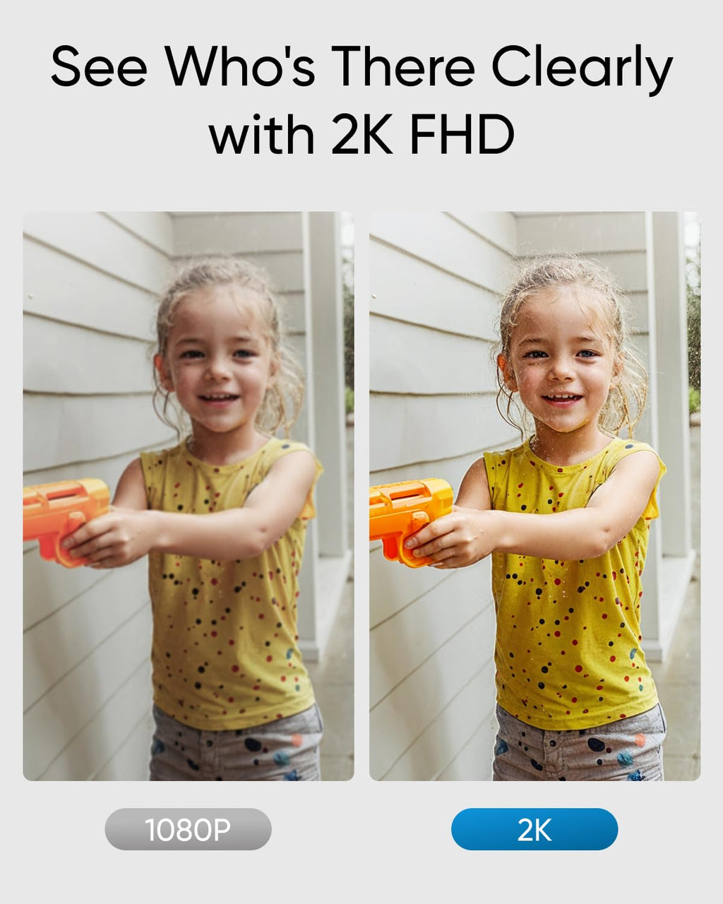 eufy Security Video Doorbell C31, 2K FHD, Battery or Wired, No Subscription