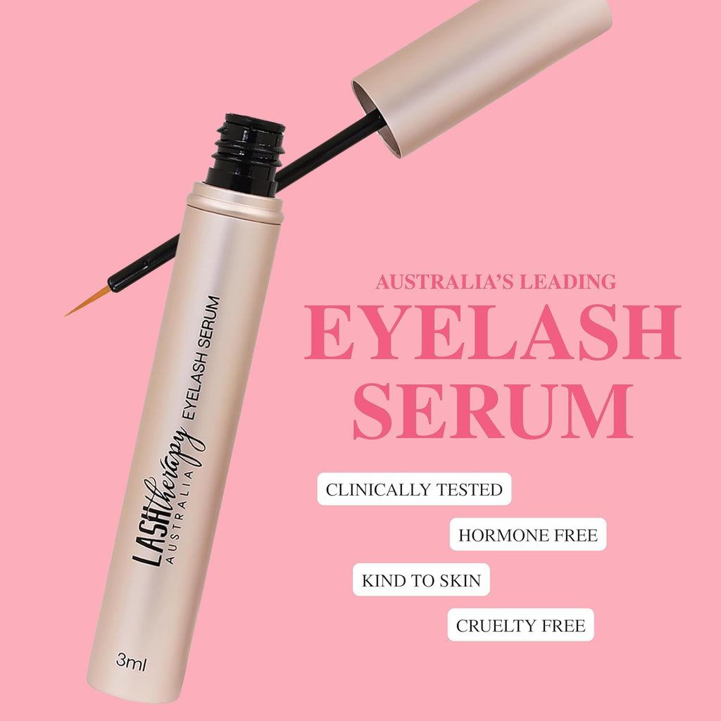 Lash Therapy Australia Eyelash Growth Serum. Enhance, Boost & Grow Lashes, Lash Serum for Longer, Thicker, Fuller & Curled Lashes (3ml)