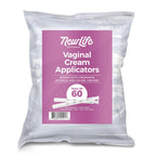 NewLife Naturals Disposable Vaginal Applicators 60 Pack – Threaded Vaginal Cream Applicators with Dosage Markings – Individually Wrapped Clean Single Use for Gels, Lubricants, & Creams – Made in USA