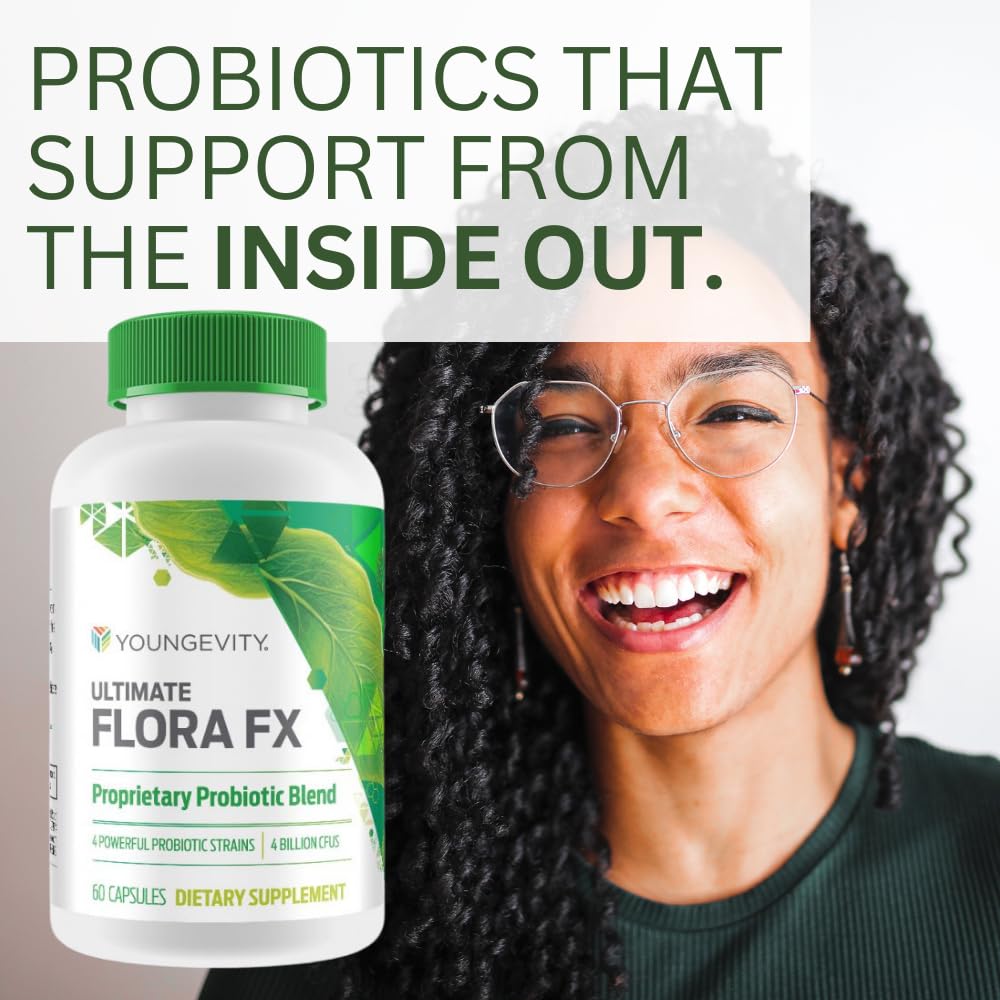 Youngevity Ultimate Flora FX - 60 Capsules - 2 Bottles