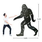 SRDJXY 7.4ft Bigfoot Outdoor Decor Metal Big Foot Sasquatch Gifts for Men Women Dad Bigfoot Silhouette Statues for Garden, Outside, Yard Art, Patio, Yard Display, Forests, Lawn Decorations