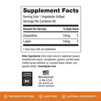 EyePromise Zeaxanthin + Lutein Eye Vitamin - 60 Softgels Capsules Made with Natural Ingredients for Diets Including Gluten Free and Vegetarian - Protect & Enhance Your Eye Health Completely
