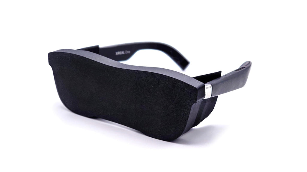 Tyco Tech Premium Light Blockers for Xreal One & Xreal One Pro AR Glasses, TPU Rubber, Full and Open Versions (Full Blockers)
